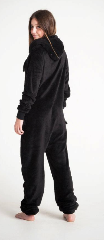 Inone comfu black fleece jumpsuit