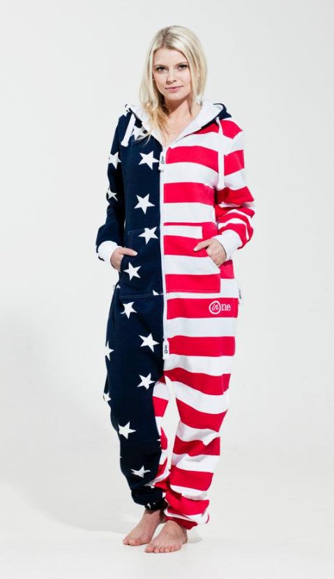 Inone comfy American flag jumpsuit