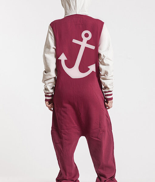 INONE COMFY "HASHTAG" COLLEGE RED JUMPSUIT