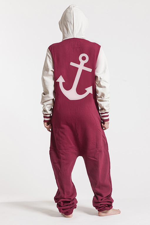 INONE COMFY "HASHTAG" COLLEGE RED JUMPSUIT