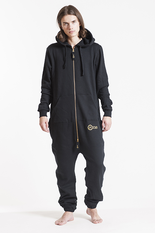 InOne comfy black &gold jumpsuit