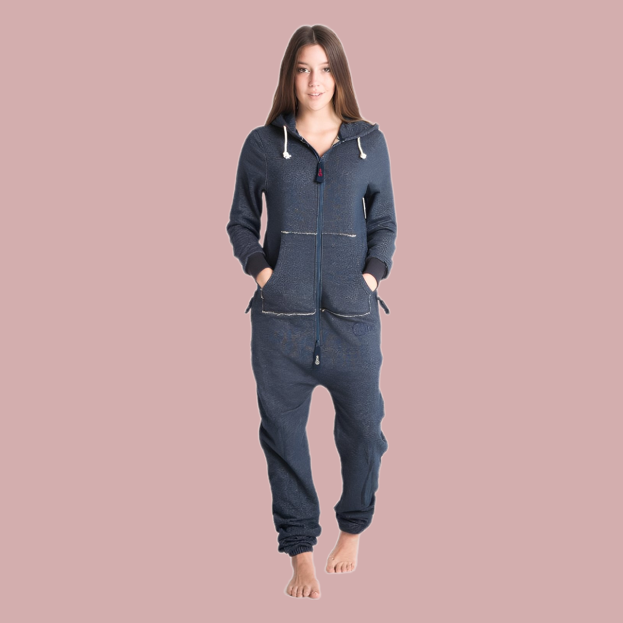 inone comfy denim jumpsuit
